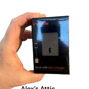 Quad usb wall charger Infinie, For iPhone, Android